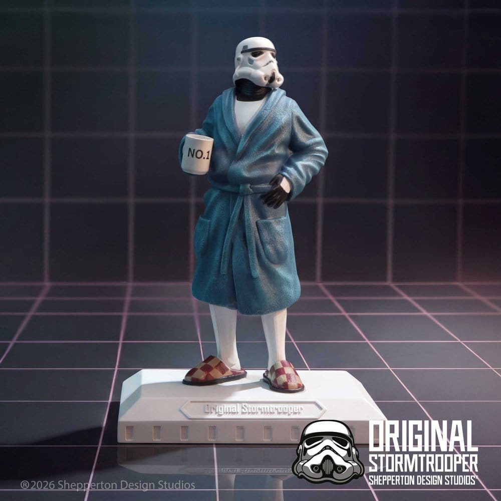 Statua Original Stormtrooper Off Duty in resina, 18 cm, Nemesis Now