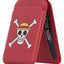 Portacarte MagSafe One Piece Luffy Jolly Roger rosso 10 cm Nemesis Now