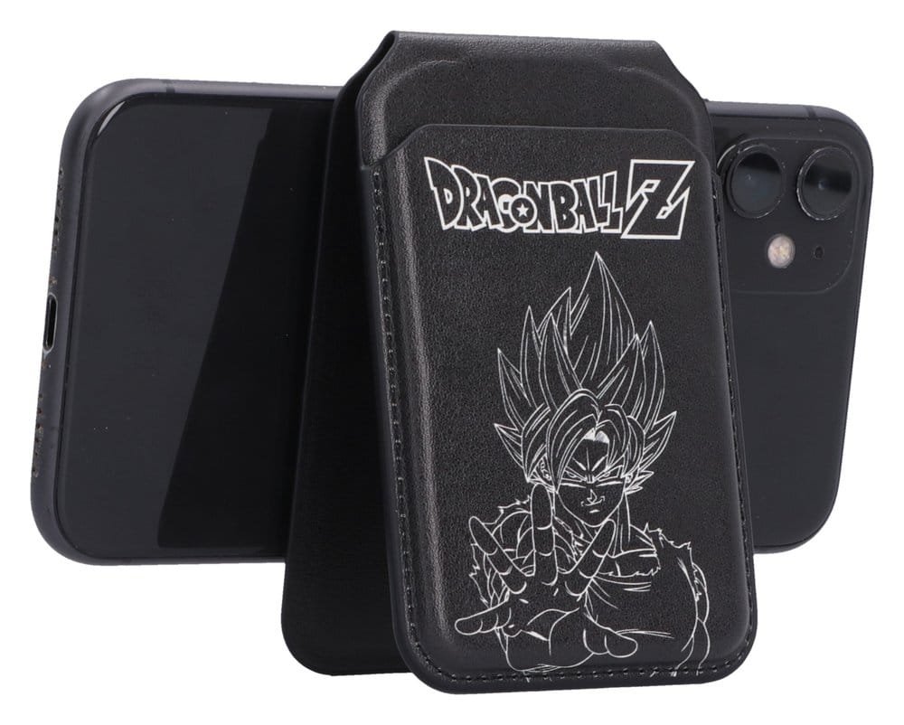 Portacarte Dragon Ball Z Super Saiyan Goku nero 10 cm Nemesis Now