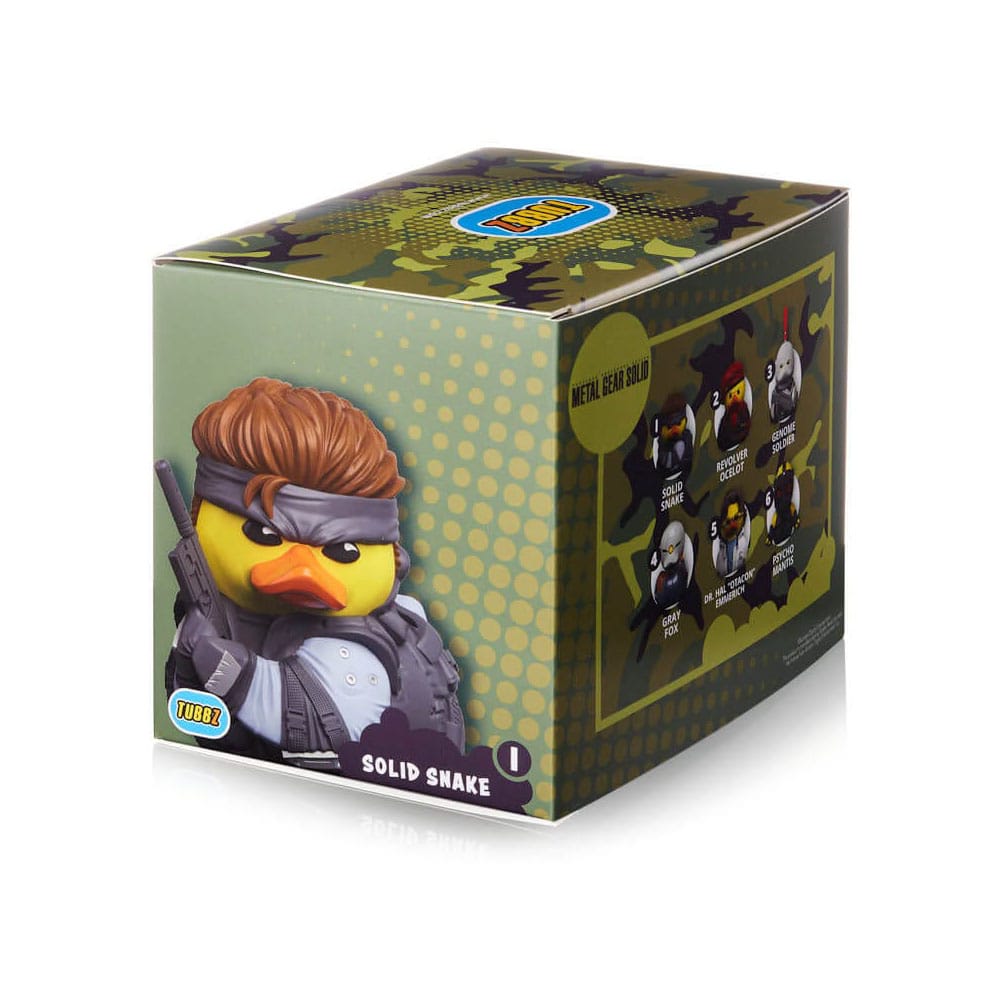 Metal Gear Solid Tubbz Action Figure in PVC Solid Snake Boxed Edition 10 cm Numskull