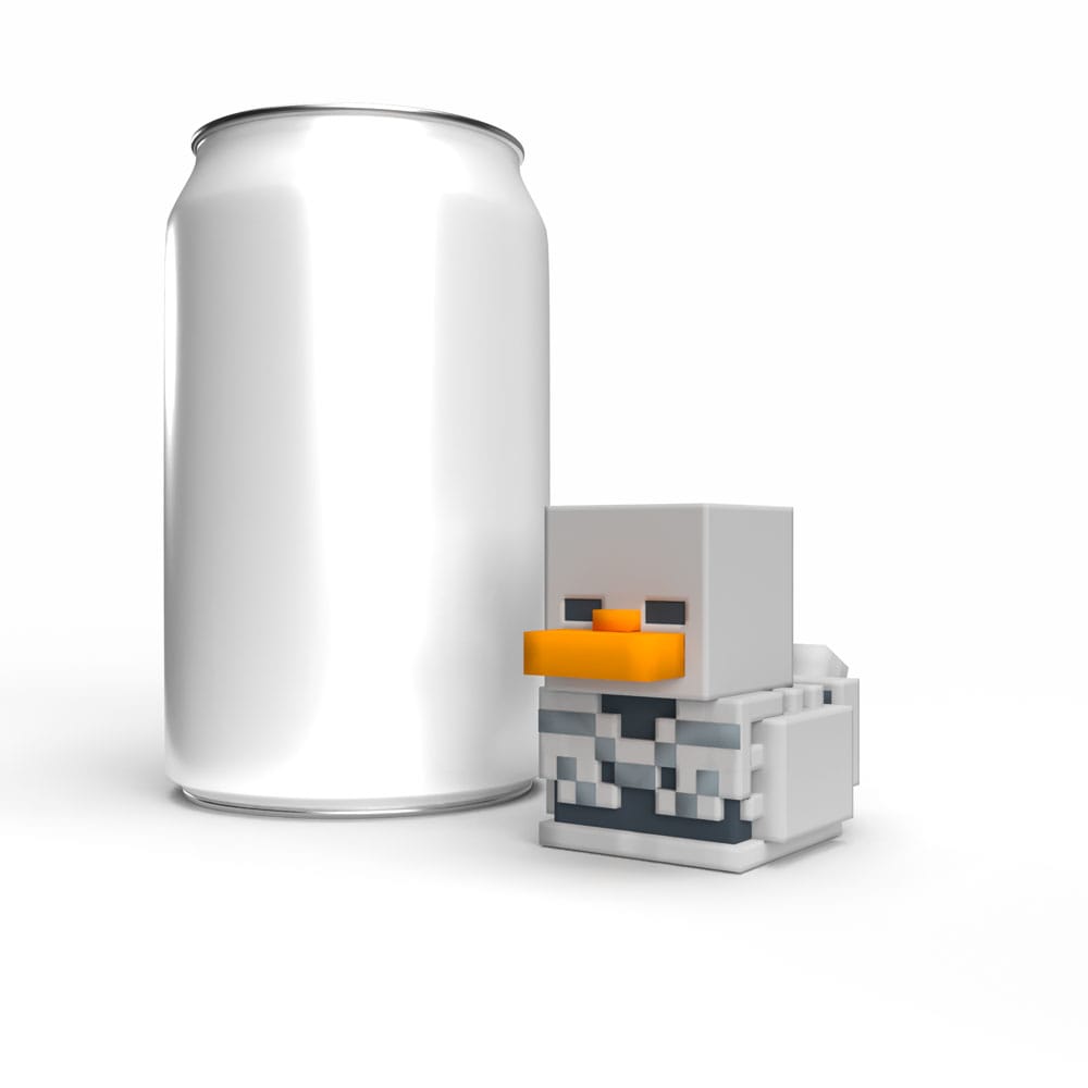 Minecraft Tubbz Mini PVC Figura Scheletro 5 cm - Numskull