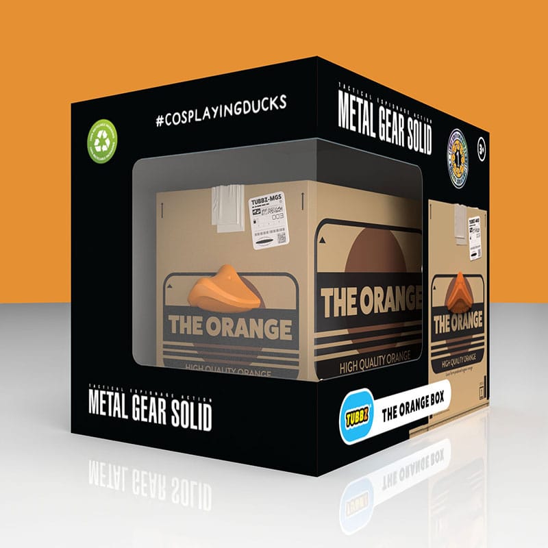 Metal Gear Solid Tubbz Action Figure in PVC The Orange Box Edizione in Scatola 10 cm Numskull