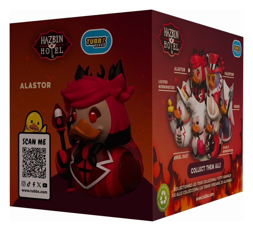 Hazbin Hotel Tubbz Action Figure in PVC Alastor Boxed Edition 10 cm Numskull