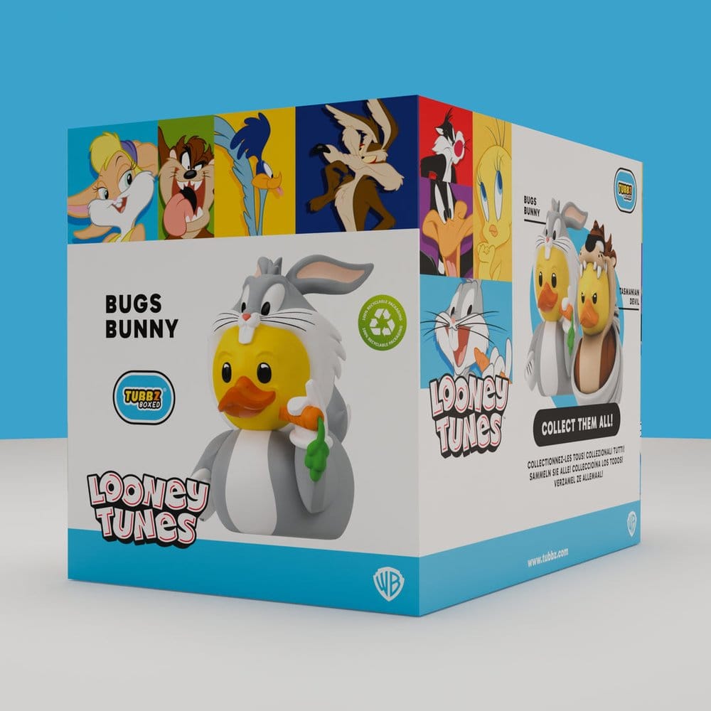 Looney Tunes Tubbz Figurina PVC Bugs Bunny in Confezione Finestrata 10 cm - Numskull