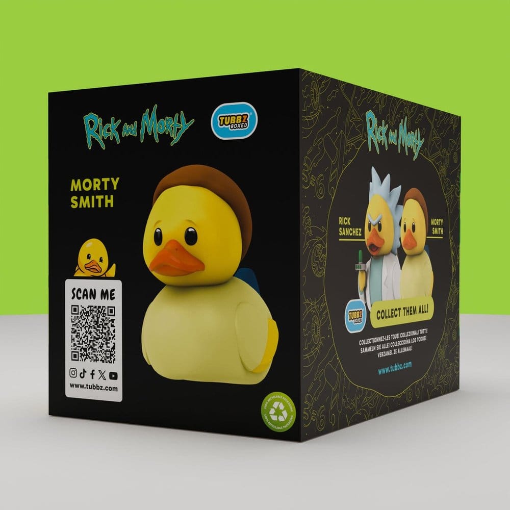 Rick and Morty Tubbz Figurina in PVC Morty Confezione Scatola 10 cm Numskull