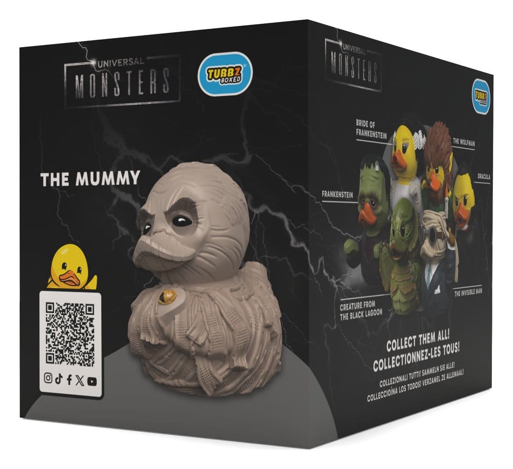 Action Figure in PVC Mummy 10 cm Monsters Numskull