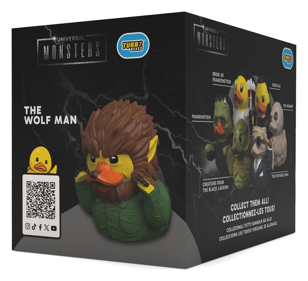 Action Figure in PVC Wolfman 10 cm Monsters Numskull