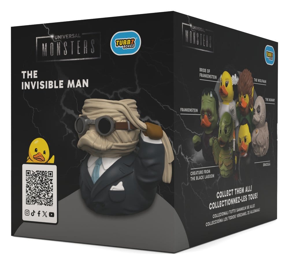 Action Figure Tubbz Monsters Uomo Invisibile Numskull 10 cm