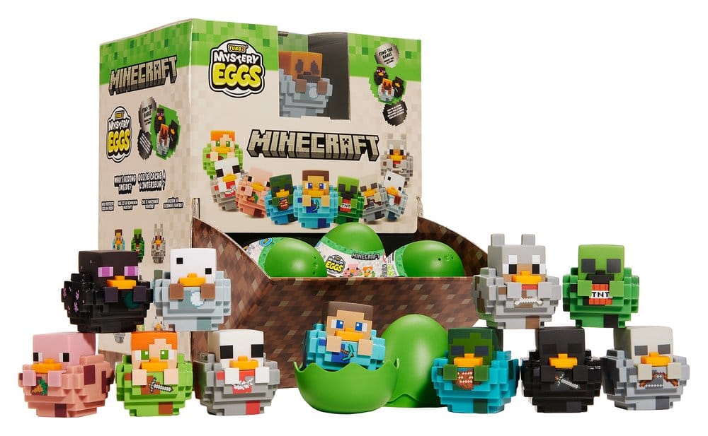 Mini Figure Tubbz Minecraft a sorpresa, esposizione da 36 pezzi Numskull