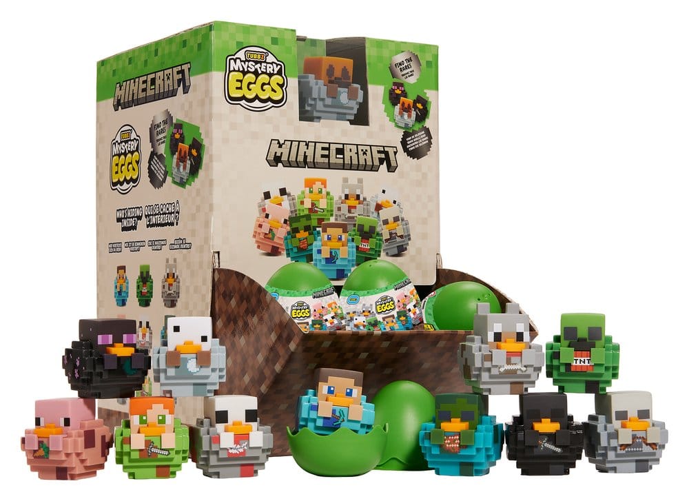 Mini Figure Tubbz Minecraft a sorpresa, esposizione da 36 pezzi Numskull