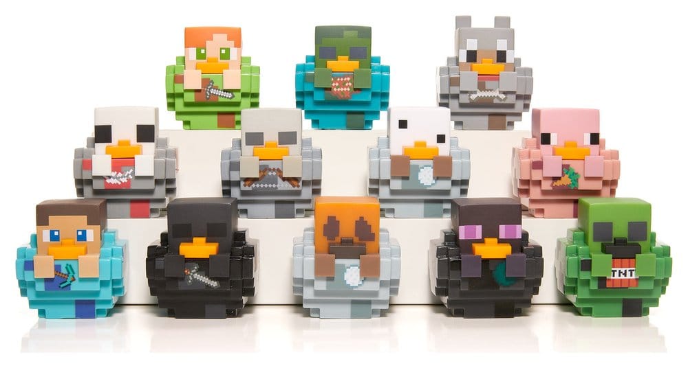 Mini Figure Tubbz Minecraft a sorpresa, esposizione da 36 pezzi Numskull