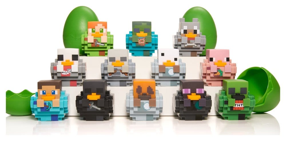 Mini Figure Tubbz Minecraft a sorpresa, esposizione da 36 pezzi Numskull