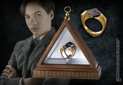 Harry Potter Replica 1/1 Anello Horcrux di Lord Voldemort placcato oro 24K - Noble Collection