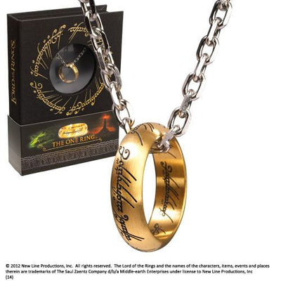 Il Signore degli Anelli Unico Anello Collana in Acciaio Inossidabile - Noble Collection