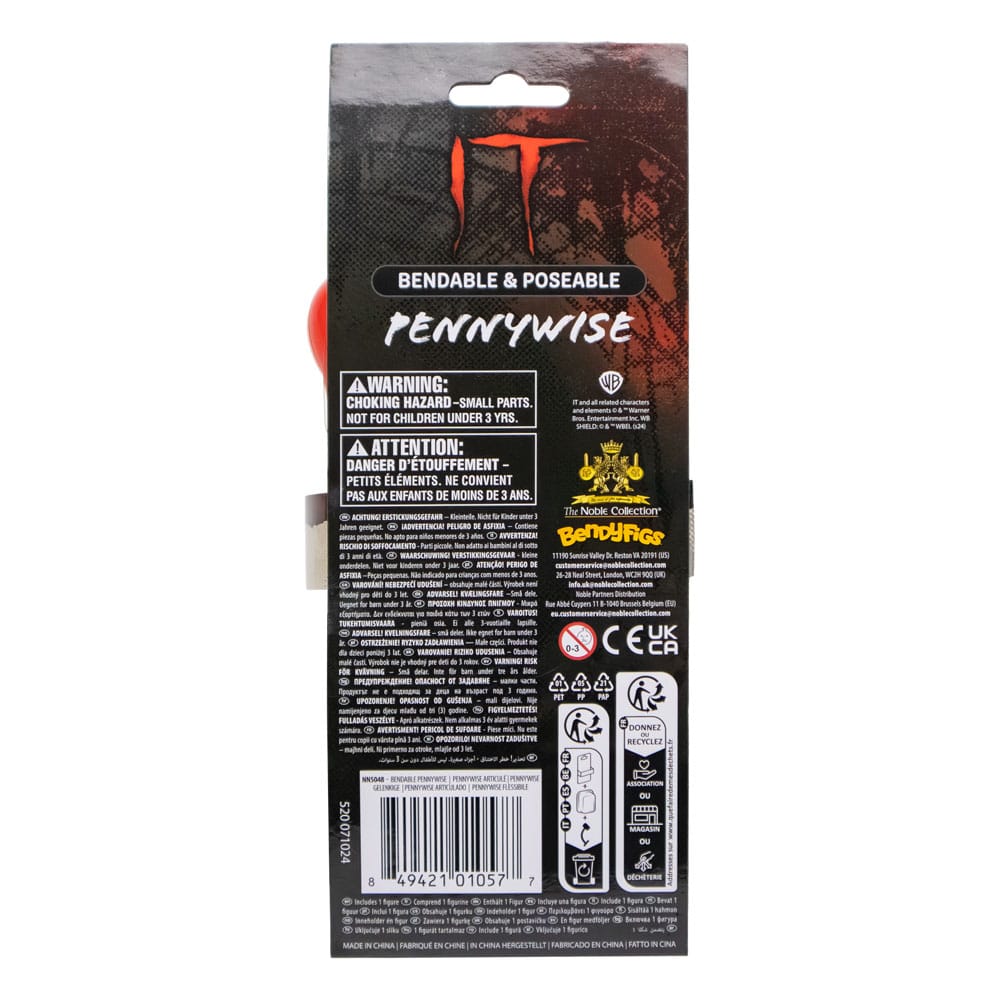 Bendyfigs Pennywise 19 cm – Action Figure pieghevole da collezione
