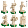 Minecraft Chess Set Overworld Heroes vs. Hostile Mobs
