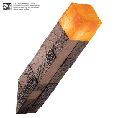 Minecraft Torcia LED 25 cm – Replica Illuminante con Sensore Tattile Noble Collection