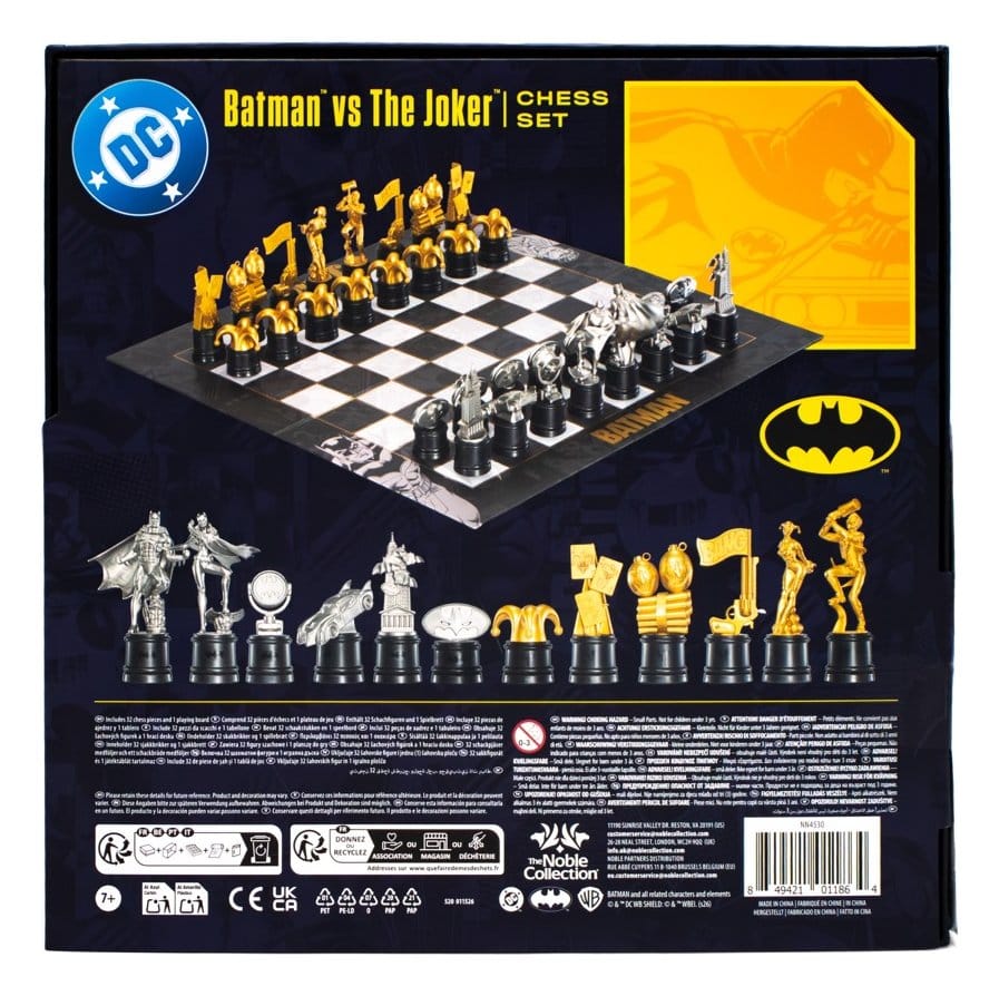 DC Comics Scacchi Batman vs. The Joker 47 cm - Noble Collection