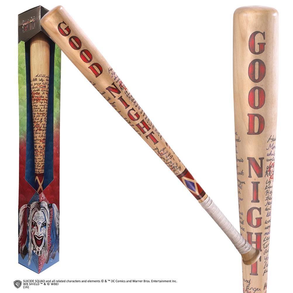 Suicide Squad - Mazza Good Night di Harley Quinn - Replica in legno 80 cm - Noble Collection