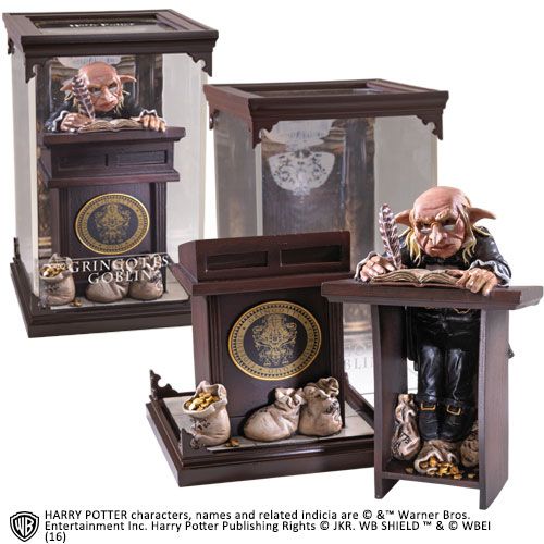 Harry Potter Statua Goblin Gringott's Bank - Magical Creatures 19 cm - Noble Collection