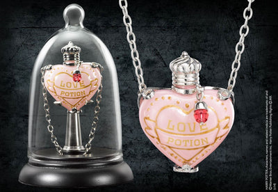 Harry Potter Ciondolo Pozione d'Amore con Base Espositiva - Noble Collection