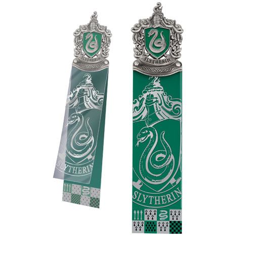 Harry Potter Segnalibro Serpeverde con Stemma in Metallo Fuso - Noble Collection