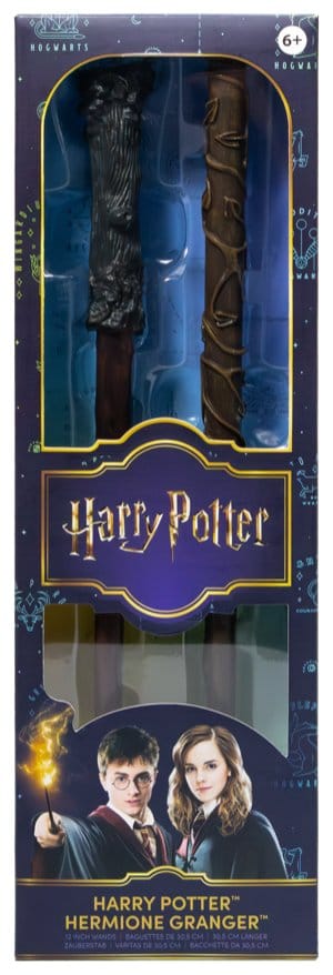 Harry Potter Bacchette per Roleplay 2-Pack Harry Potter e Hermione Granger 31 cm - Noble Collection