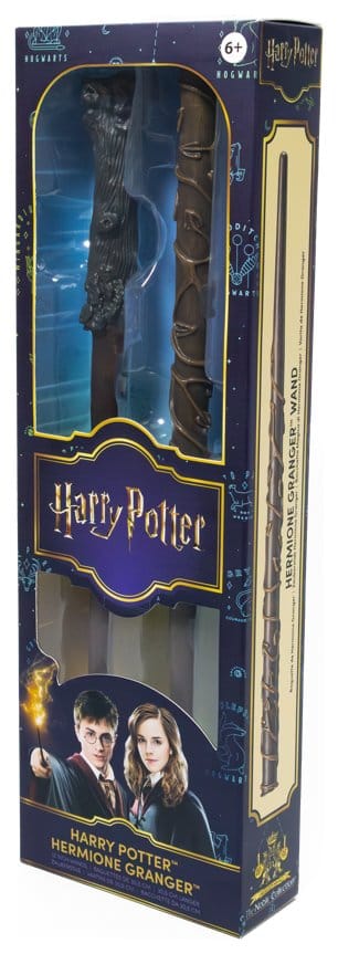 Harry Potter Bacchette per Roleplay 2-Pack Harry Potter e Hermione Granger 31 cm - Noble Collection