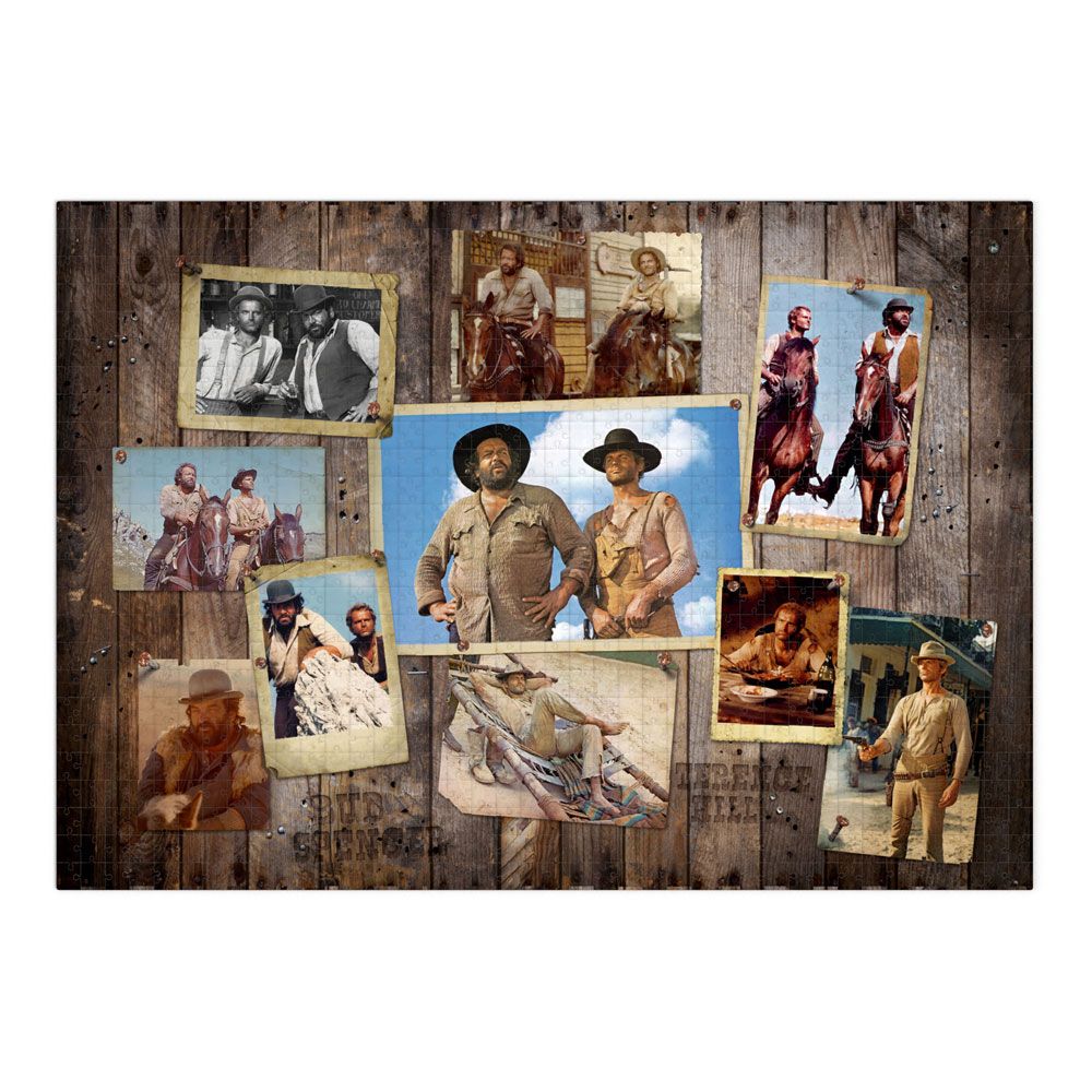 Bud Spencer & Terence Hill Puzzle Western Photo Wall 1000 pezzi - Oakie Doakie Games