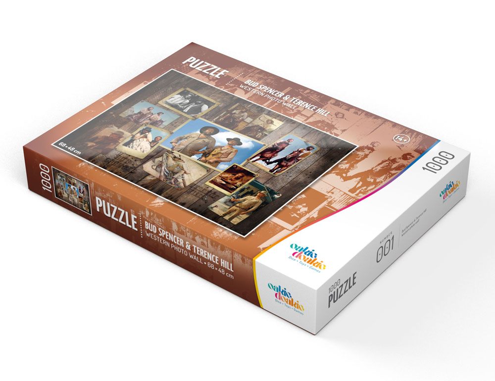 Bud Spencer & Terence Hill Puzzle Western Photo Wall 1000 pezzi - Oakie Doakie Games
