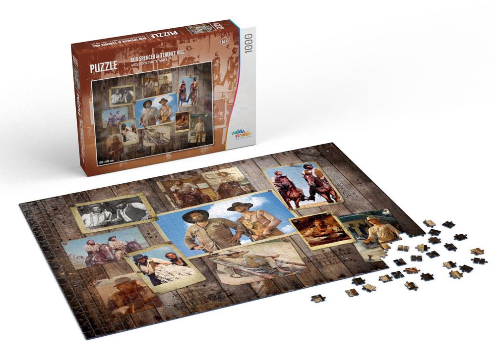 Bud Spencer & Terence Hill Puzzle Western Photo Wall 1000 pezzi - Oakie Doakie Games
