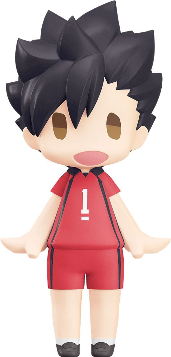 Haikyu!! HELLO! GOOD SMILE Action Figure Tetsuro Kuroo 10 cm Orange Rouge