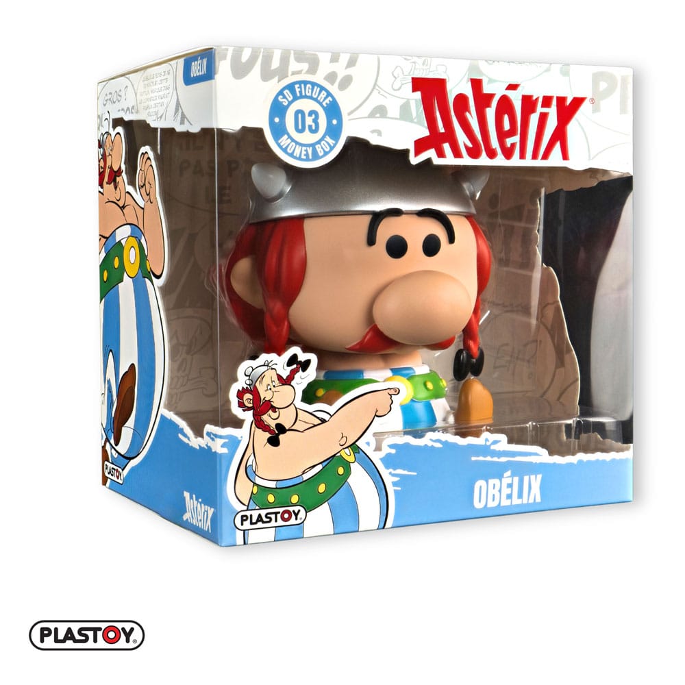 Asterix Salvadanaio Chibi Obelix SD Plastoy