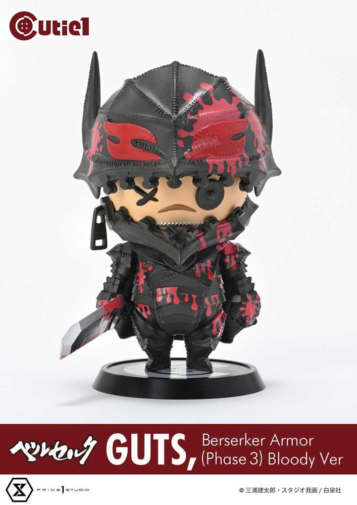 Berserk Cutie1 Guts Berserker Armor (Phase 3) Bloody Ver. - Figura in PVC 12 cm