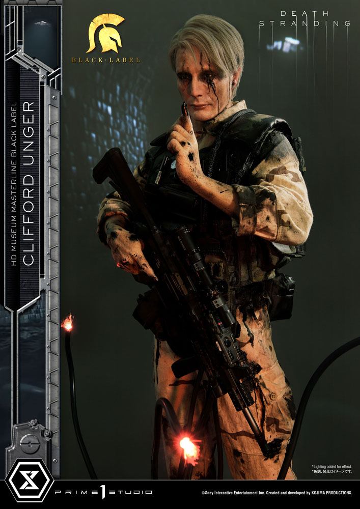 Statua Death Stranding 1/2 Clifford Unger Black Label 103 cm Prime 1 Studio