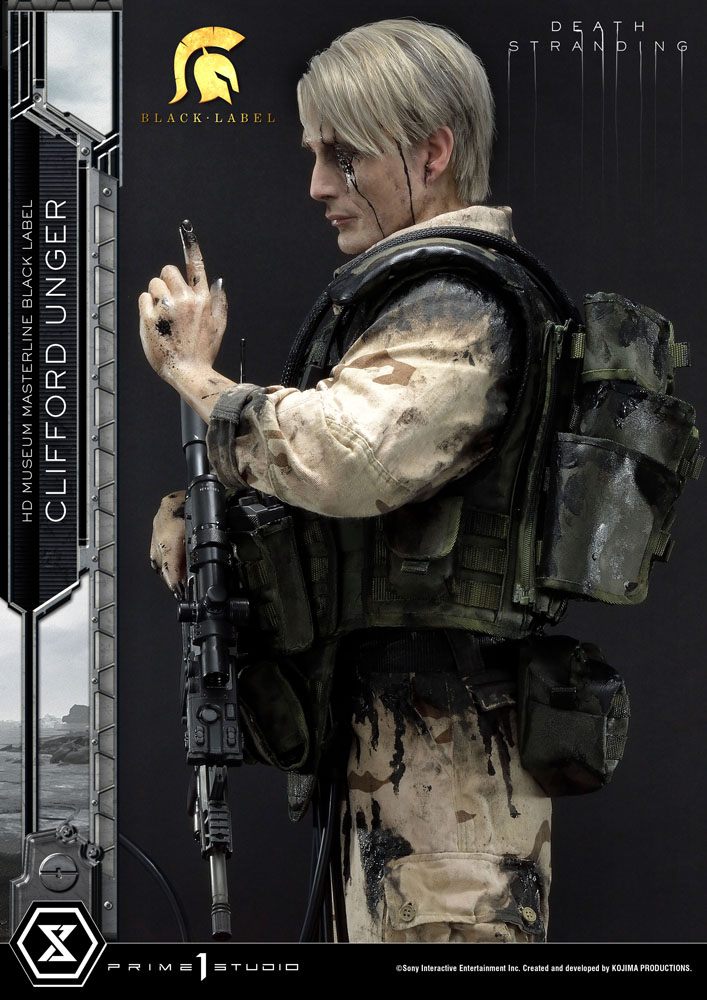 Statua Death Stranding 1/2 Clifford Unger Black Label 103 cm Prime 1 Studio