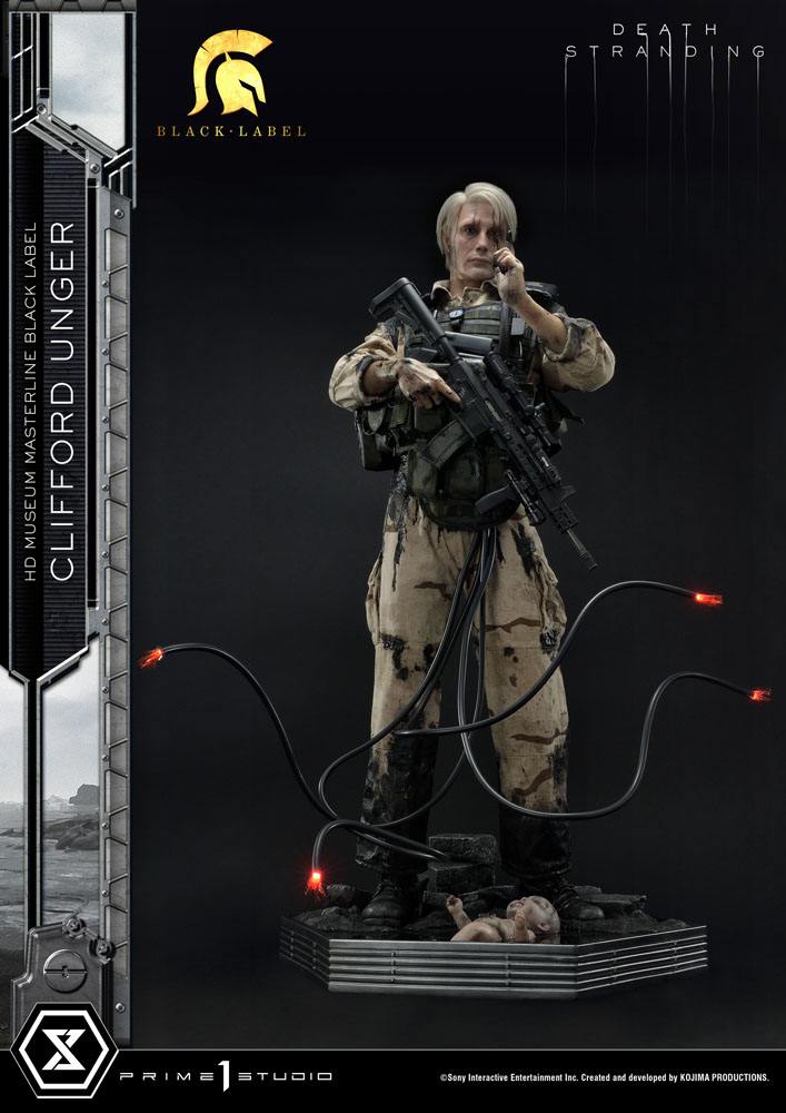 Statua Death Stranding 1/2 Clifford Unger Black Label 103 cm Prime 1 Studio