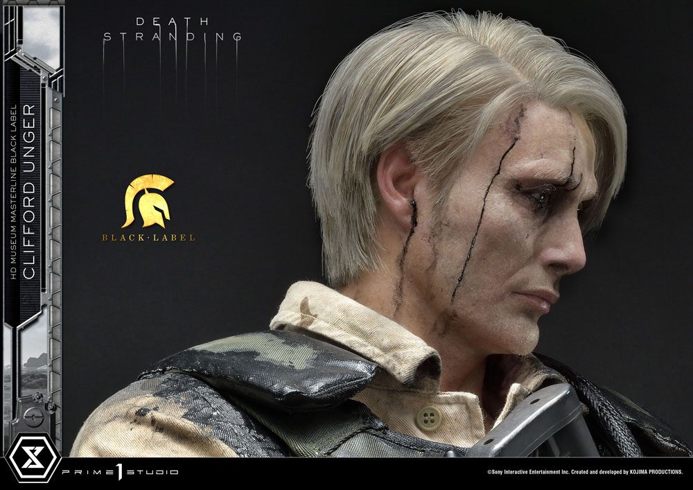 Statua Death Stranding 1/2 Clifford Unger Black Label 103 cm Prime 1 Studio