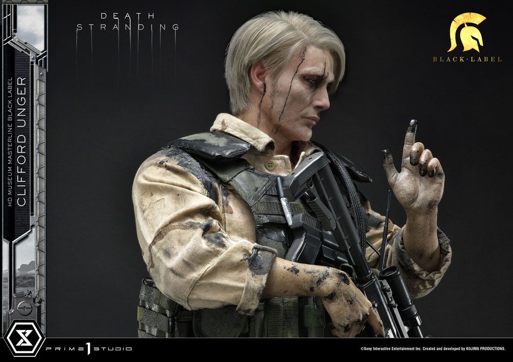 Statua Death Stranding 1/2 Clifford Unger Black Label 103 cm Prime 1 Studio