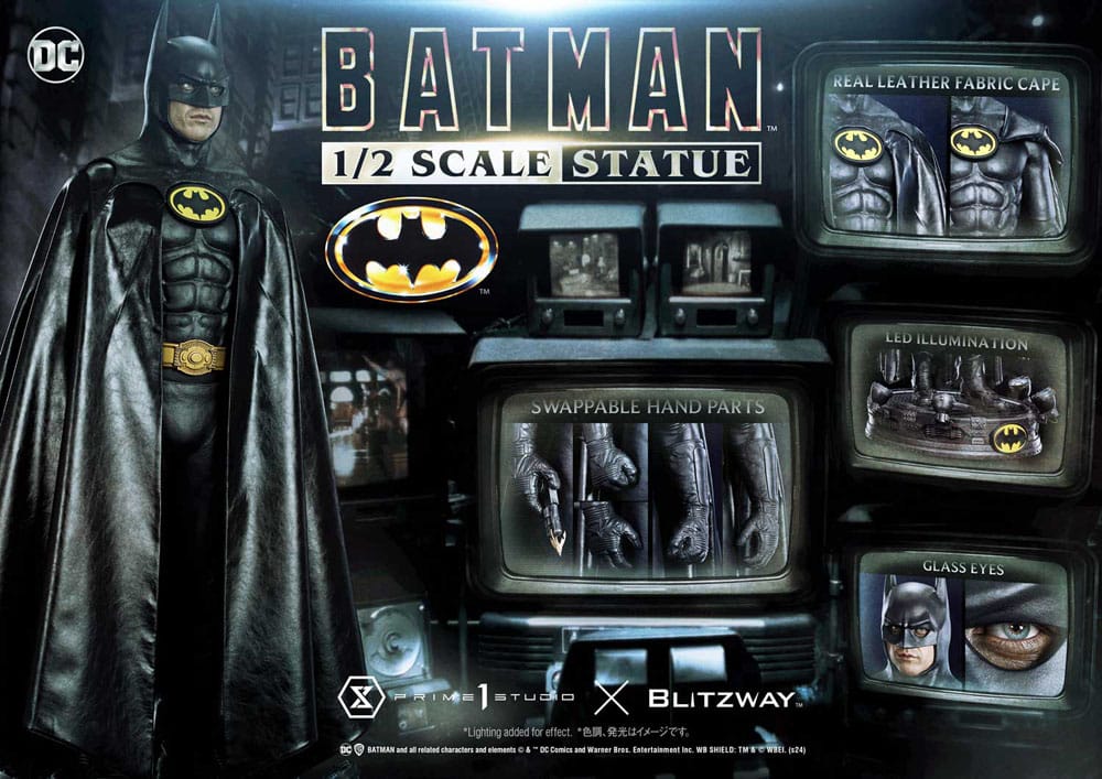 Batman Statua 1/2 Batman 1989 106 cm - Prime 1 Studio