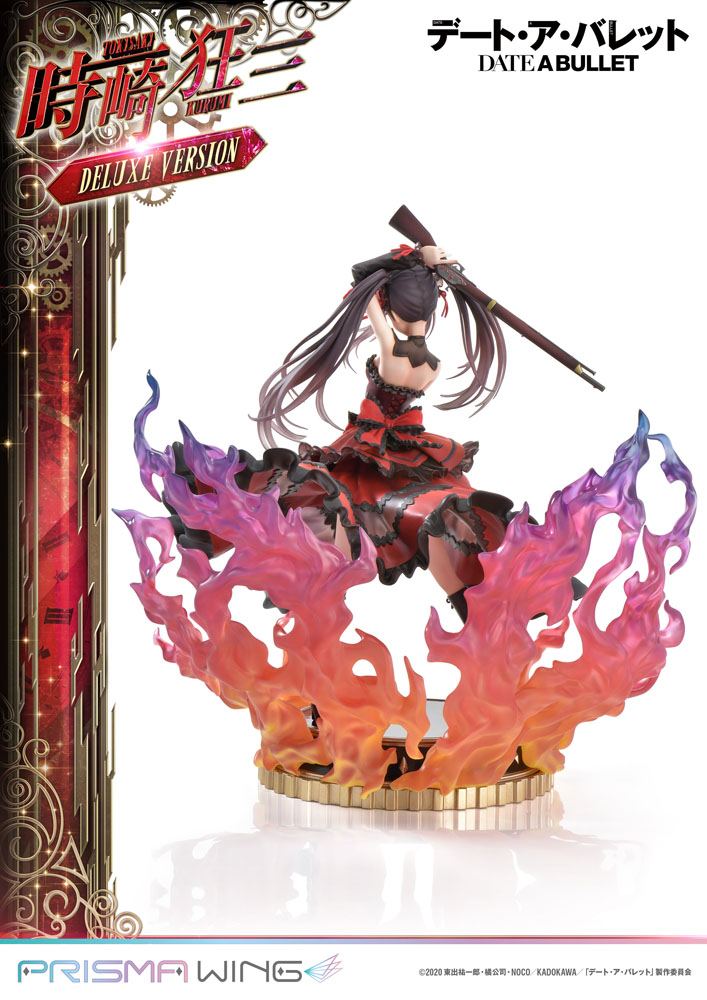 Date A Live Fragment: Date A Bullet - Statua in PVC 1/7 Kurumi Tokisaki Versione Deluxe, Prime 1 Studio Prisma Wing, 37 cm