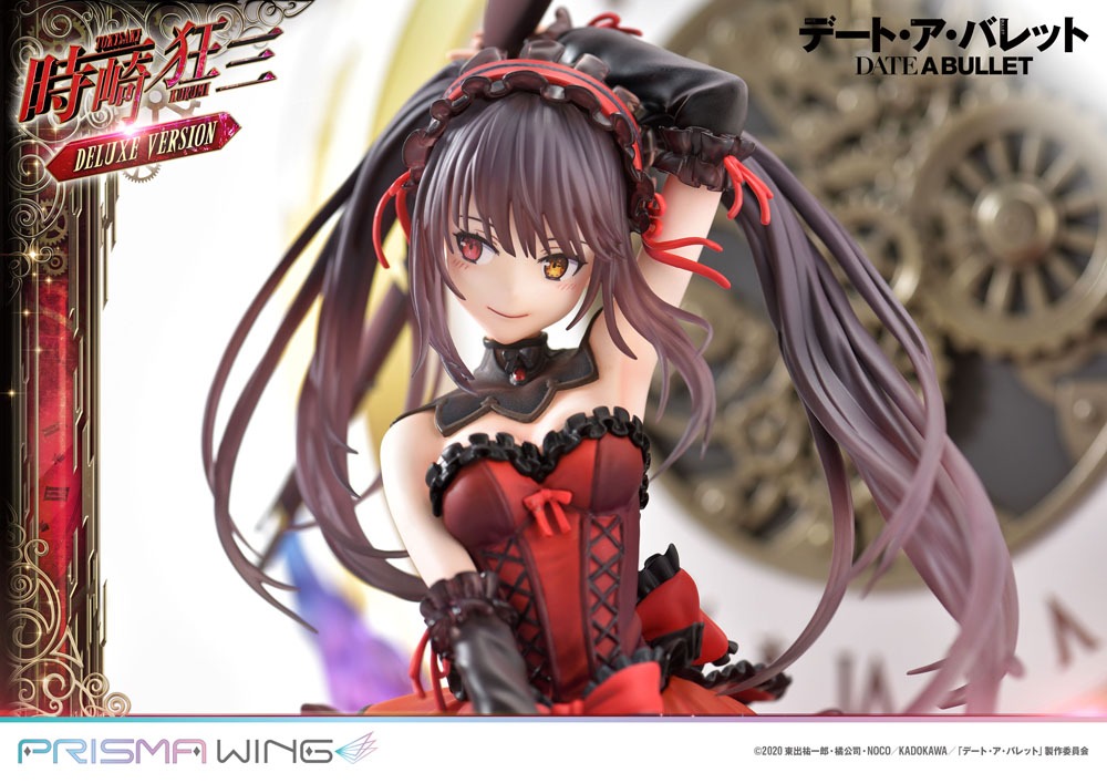 Date A Live Fragment: Date A Bullet - Statua in PVC 1/7 Kurumi Tokisaki Versione Deluxe, Prime 1 Studio Prisma Wing, 37 cm