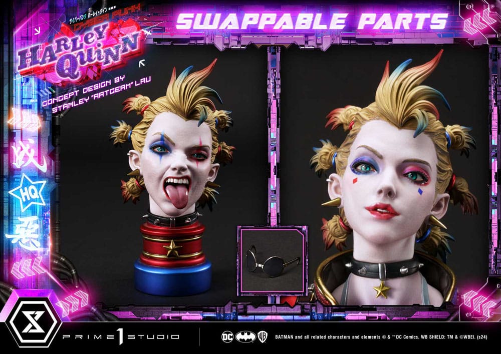 Batman Cyberpunk Harley Quinn Statua 1:4 60 cm - Prime 1 Studio Ultimate Premium Masterline Series