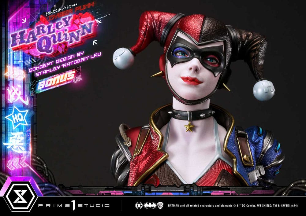 Batman Cyberpunk Harley Quinn Deluxe Bonus Version Statua 60 cm Prime 1 Studio