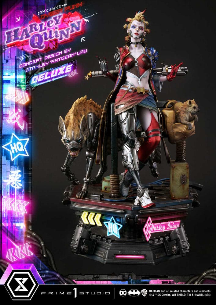 Batman Cyberpunk Harley Quinn Deluxe Bonus Version Statua 60 cm Prime 1 Studio