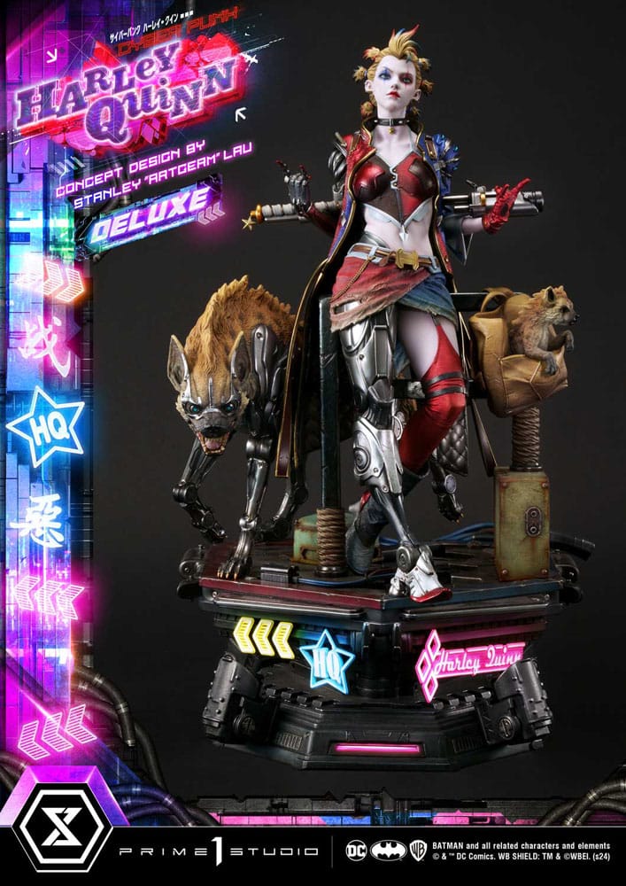 Batman Cyberpunk Harley Quinn Deluxe Bonus Version Statua 60 cm Prime 1 Studio