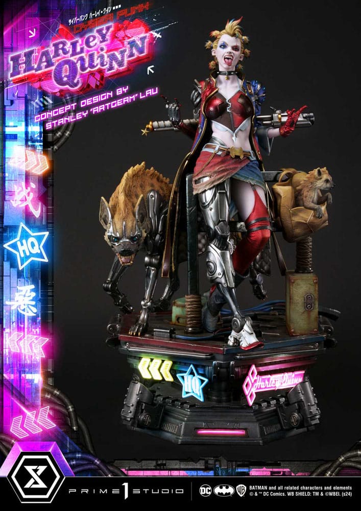 Batman Cyberpunk Harley Quinn Deluxe Bonus Version Statua 60 cm Prime 1 Studio