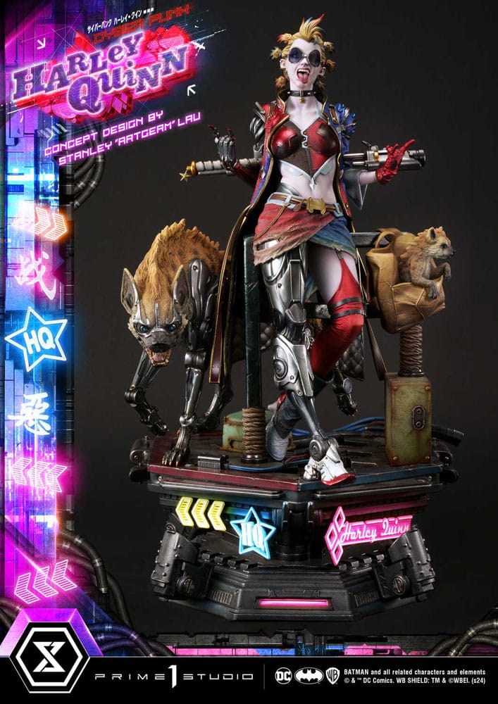 Batman Cyberpunk Harley Quinn Deluxe Bonus Version Statua 60 cm Prime 1 Studio