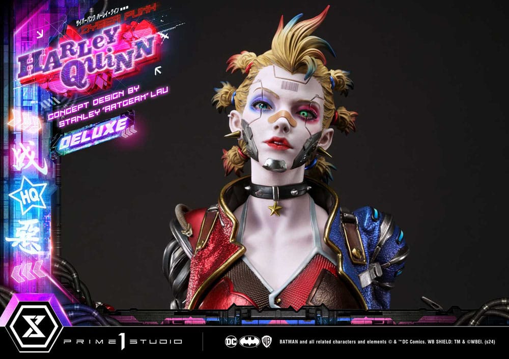 Batman Cyberpunk Harley Quinn Deluxe Bonus Version Statua 60 cm Prime 1 Studio