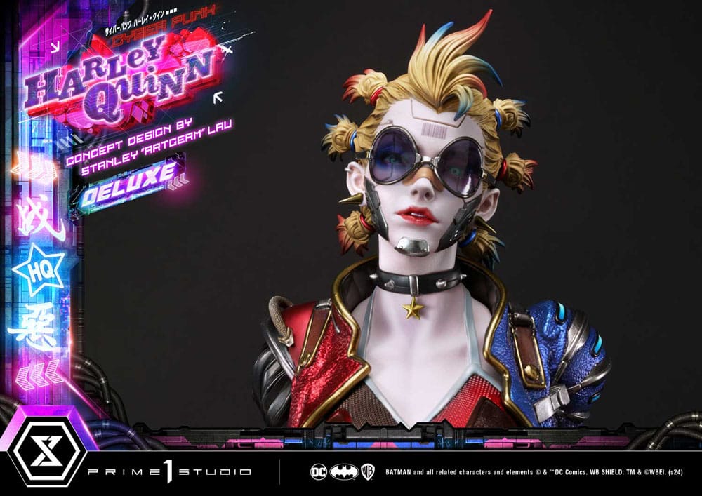 Batman Cyberpunk Harley Quinn Deluxe Bonus Version Statua 60 cm Prime 1 Studio